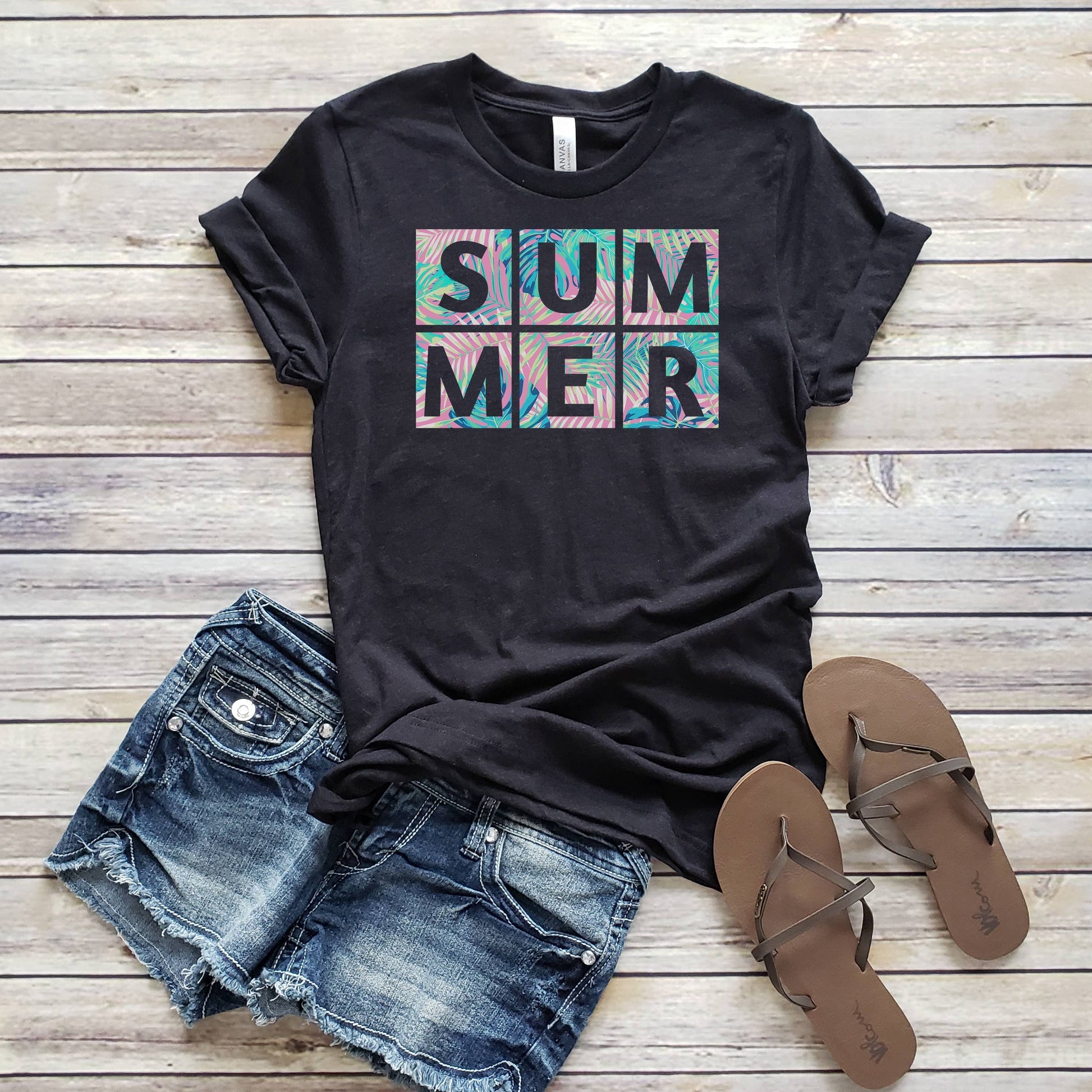 Tropical Summer Tee | Beach | Sizes XS-2XL