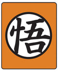 DRAGON BALL Z - GOKU SYMBOL THROW BLANKET