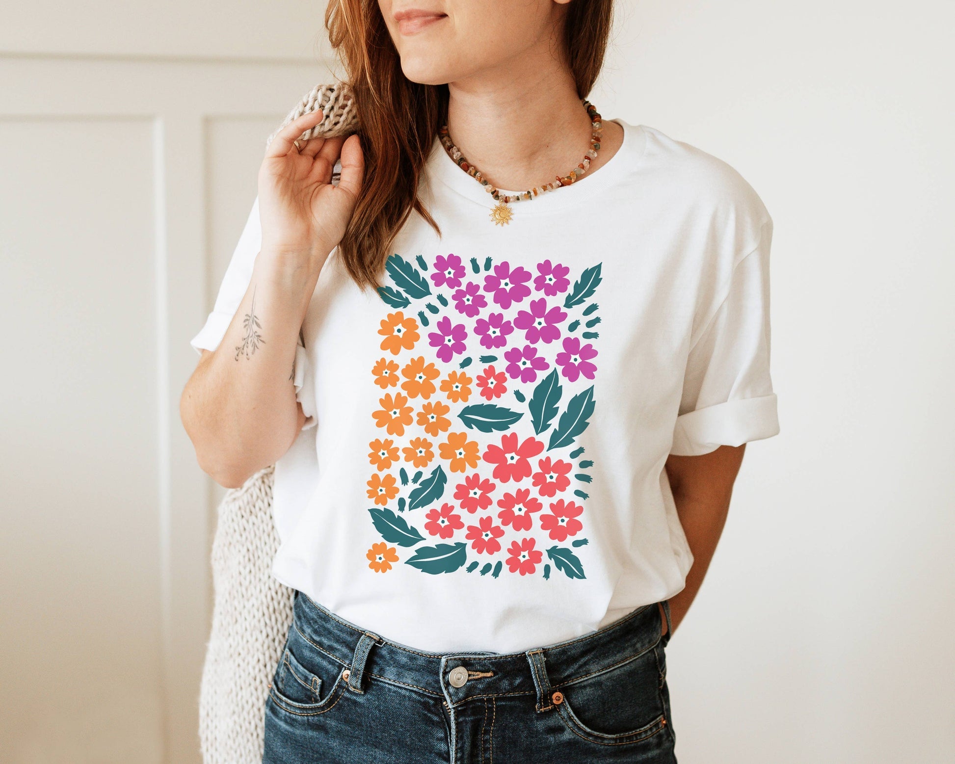 Verbena Tee | Floral | Sizes XS-2XL