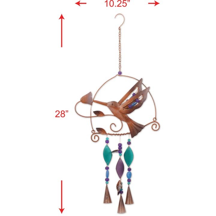 BoHo Hummingbird Wind Chime