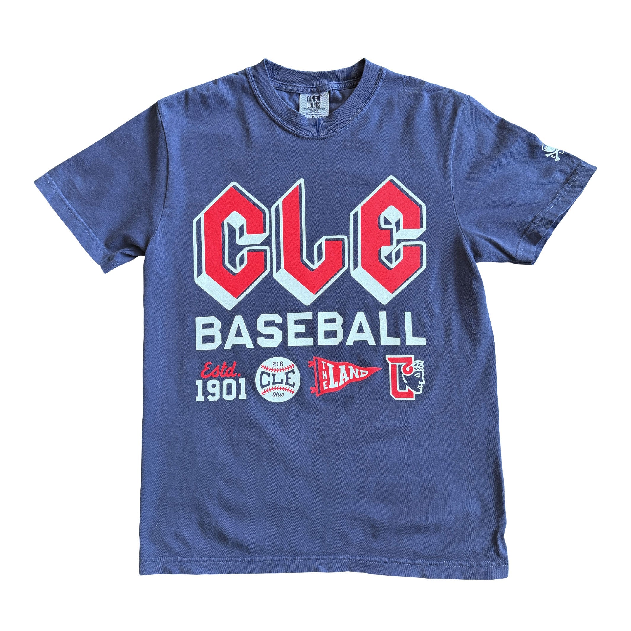 CLE - Cleveland Baseball Icons - Mens/Unisex Crew T-shirt