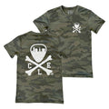CLE Logo - Mens/Unisex Crew T-Shirt - Forest Camo