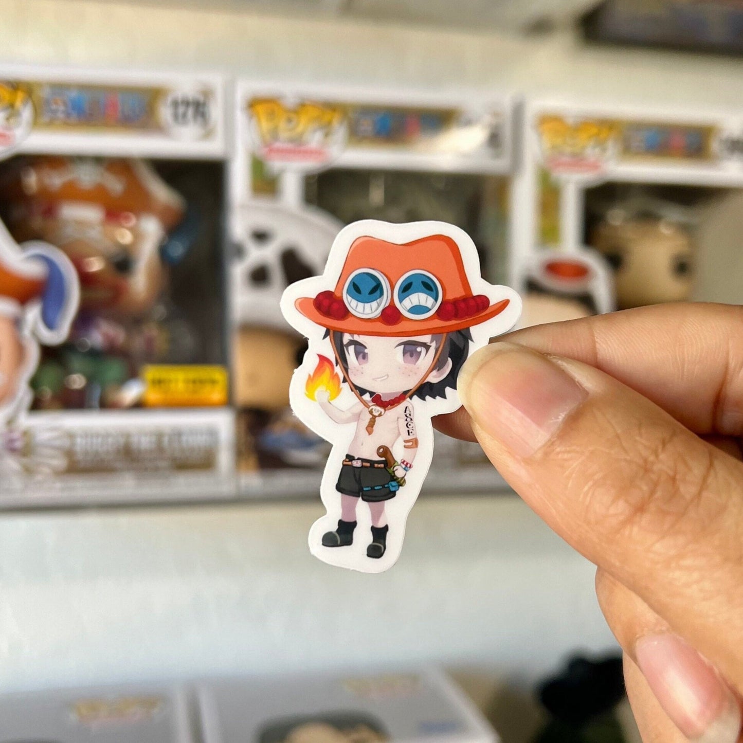 Fire-Fist Sticker – OP