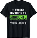 Funny 2026 Gamer Graduate Graduation T Shirt Unisex T-shirt, Sweatshirt, Hoodie, Long Sleeve Tee